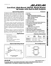 DataSheet MAX4012 pdf